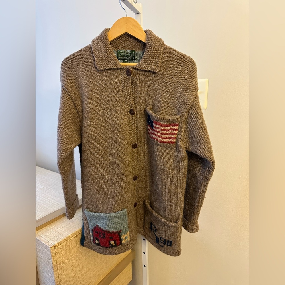 RARE VTG Ralph Lauren Cardigan